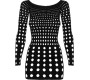 Obsessive ROCKER DRESS BLACK S/M/L