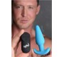 Xr - Bang! VIBRATED ANAL FORM T SILICONE USB W/ BLUE CONTROL