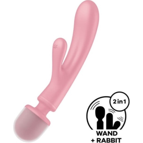 Satisfyer ROZĀ TRĪSŠAIS MĪLĒTĀJS