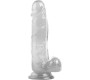 Vscnovelty REALISTIC PENIS CRYSTAL JELLIES CLEAR 20 CM