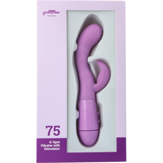 Pick&Love Nº 75 G-SPOT VIBRATOR WITH STIMULATOR PURPLE