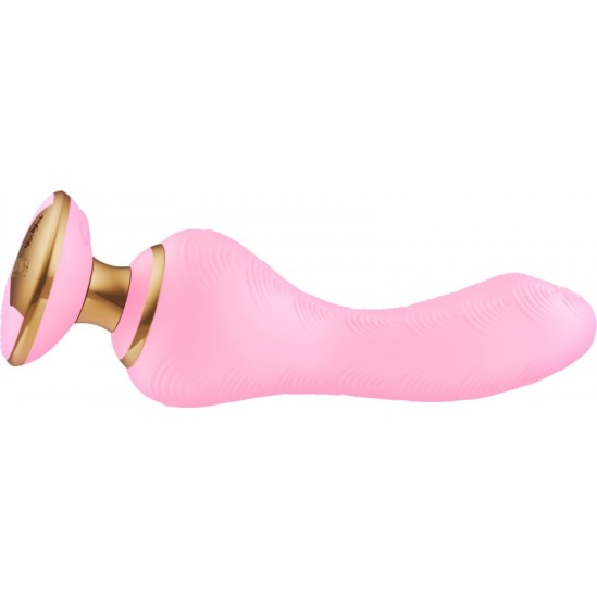 Shunga VIBRATORU MASĀŽIS SANYA USB PINK