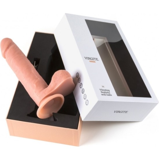 Virgite - Realistics REĀLISTS VIBRATORS R6" 24,5cm W/ TĀLVADĪBAS PULTS"