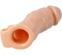 Virgite - Sleeves REALISTIC PENIS SHEATH S7 FLESH 21 CM W/ VIBRATION