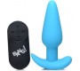 Xr - Bang! VIBRATED ANAL FORM T SILICONE USB W/ BLUE CONTROL