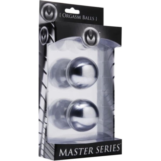 Xr - Masterseries 2 X ORGASMIC BALLS TITĀNIKAS TĒRAUDA Bumbas