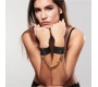 Bijoux Indiscrets MAZE - WIDE CUFFS BLACK