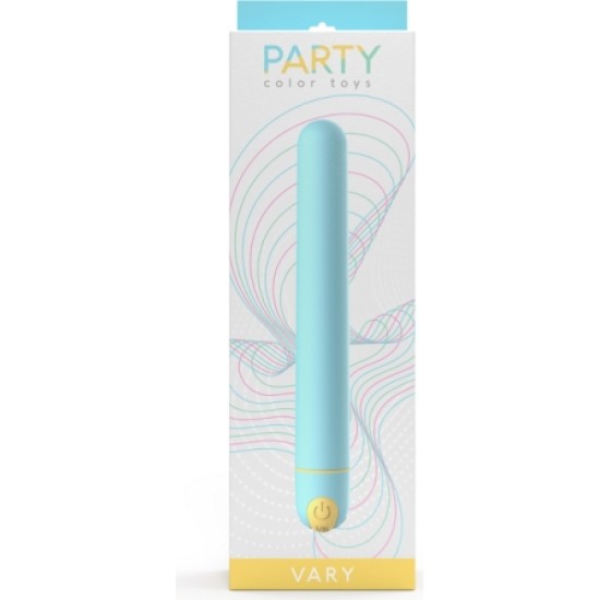 Party Color Toys VARY BLUE USB VIBRATORS