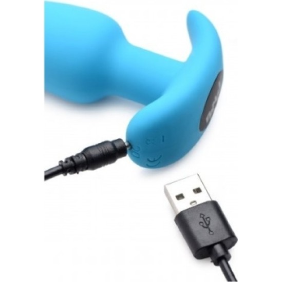 Xr - Bang! VIBRATED ANAL FORM T SILICONE USB W/ BLUE CONTROL