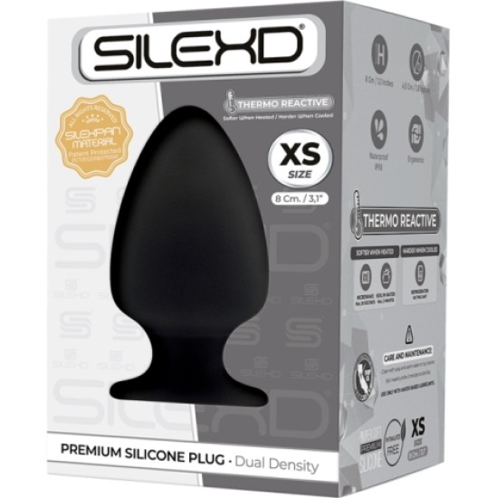 Silexd KIŠTUKAS SILICONE MODEL 1 3'3 XS BLACK