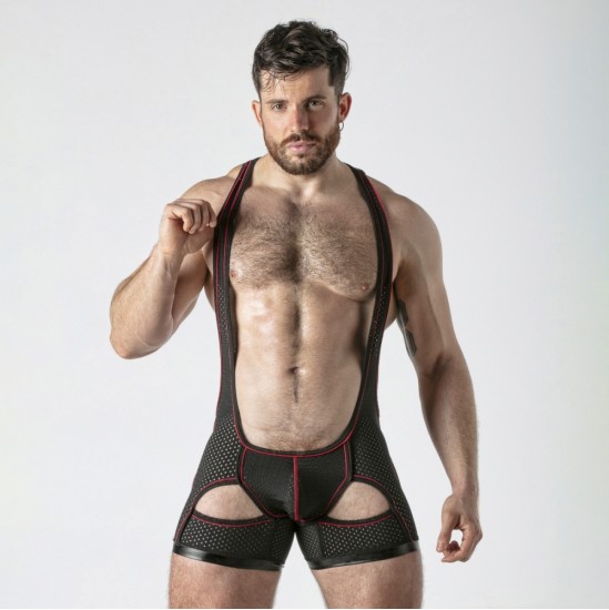 Locker Gear SINGLET RED - 46 3XL