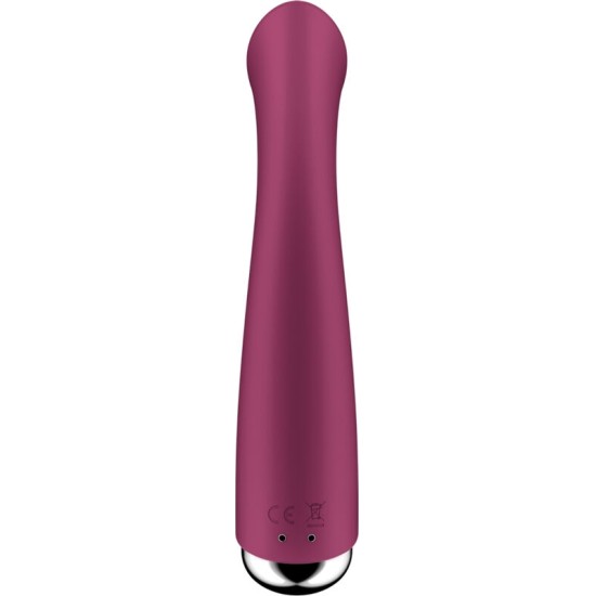 Satisfyer Vibrator APMIERINĀTĀJS - GROZĪJOŠS G-SPORT 1 ROTATORS VIBRATORS RED