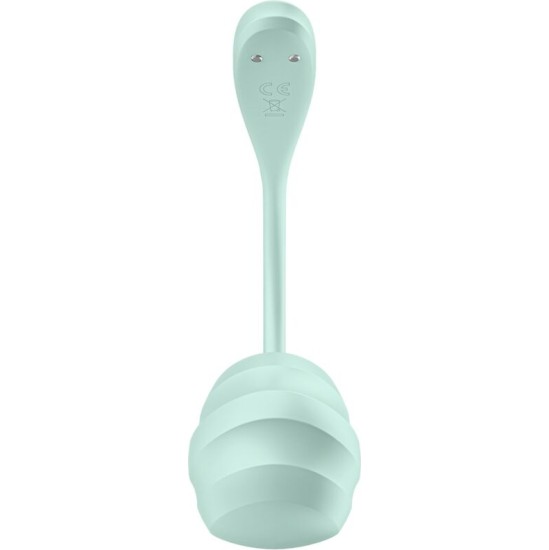 Satisfyer Partner APMIERINĀTĀJS — BEZMAKSAS LIETOTNE GLUDĀ PIETAL G-PUNKTA STIMULĀTORS ŪDENS GREEN