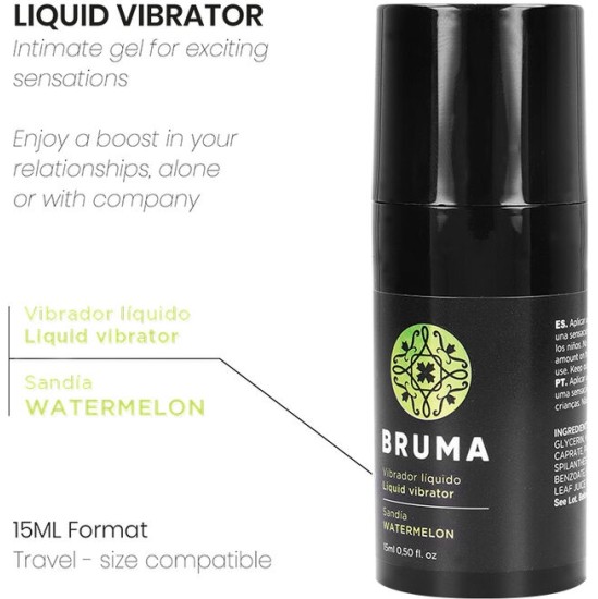 Bruma SKYSTAS VIBRATORIAUS ULTRA SLIDINGAS ARBUZAS 15 ML