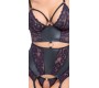 Cottelli Lingerie Basque with purple S