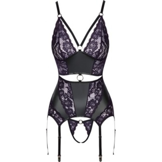 Cottelli Lingerie Basque with purple S