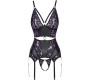 Cottelli Lingerie Basque with purple S