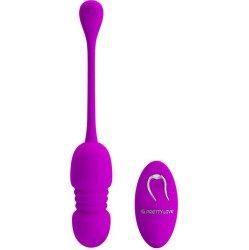 Prettylove Вибрационное яйцо Callieri с толканием и дистанционным управлением