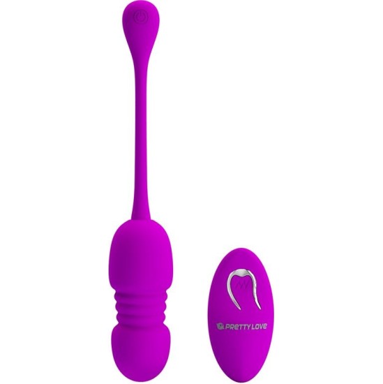 Prettylove Callieri Vibrating Egg with Thrusting and Remote Control