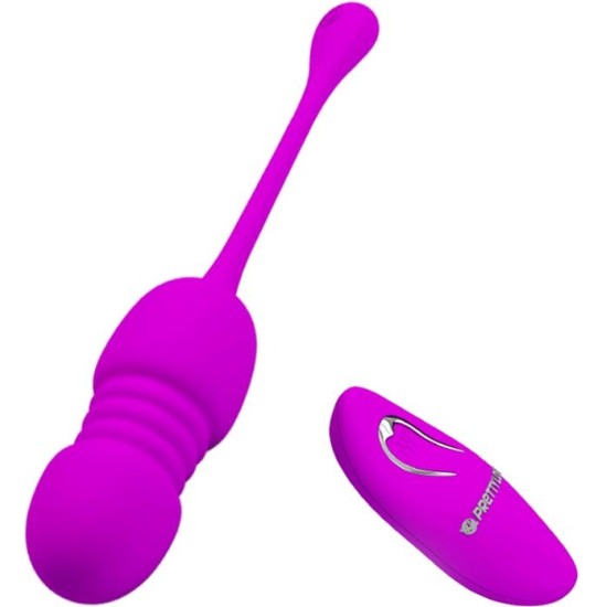 Prettylove Callieri Vibrating Egg with Thrusting and Remote Control