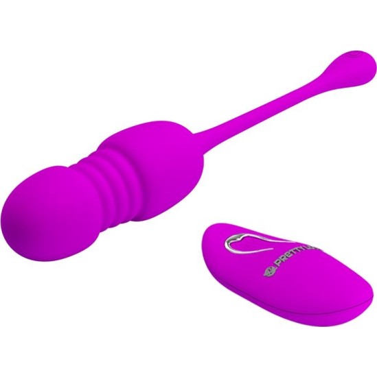 Prettylove Callieri Vibrating Egg with Thrusting and Remote Control