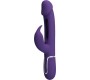 Pretty Love Flirtation PRETTY LOVE - KAMPAS RABBIT 3 IN 1 MULTIFUNCTION VIBRATOR WITH TONGUE VIOLET