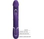 Pretty Love Flirtation PRETTY LOVE - KAMPAS RABBIT 3 IN 1 MULTIFUNCTION VIBRATOR WITH TONGUE VIOLET