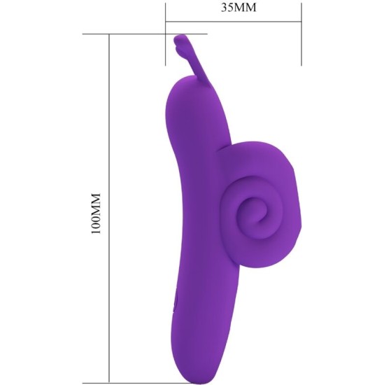 Pretty Love SNAIL POWERFUL PURPLE FINGER STIMULATOR