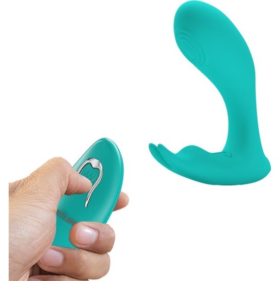 Prettylove Idabelle Stimulator with Vibration and Pulsation Remote Control