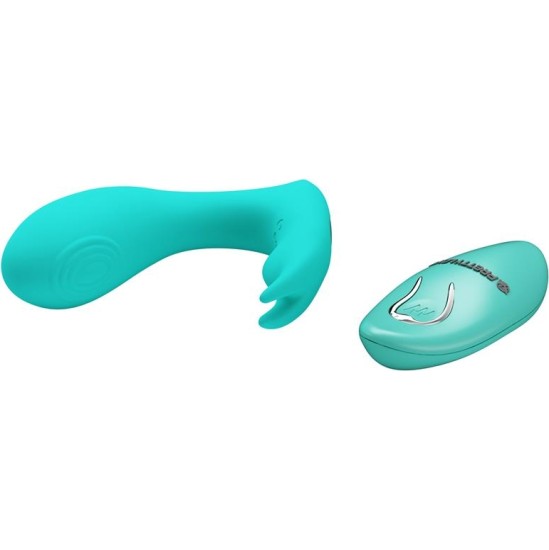 Prettylove Idabelle Stimulator with Vibration and Pulsation Remote Control