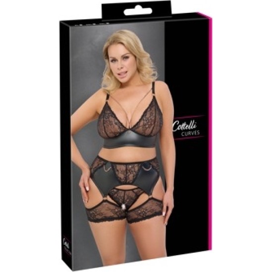 Cottelli Curves Bra Set 3-piece 3XL