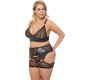 Cottelli Curves Bra Set 3-piece 3XL