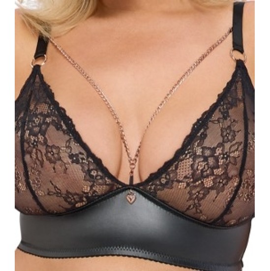 Cottelli Curves Bra Set 3-piece 3XL