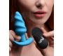 Xr - Bang! VIBRATED ANAL TORNADO SILICONE USB W/ BLUE CONTROL