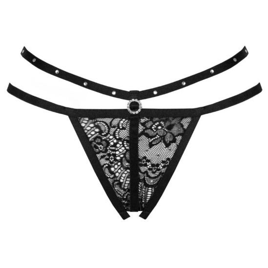 Livco Corsetti Panties LIVCO CORSETTI FASHION - NOMADE THONG BEZKOKŠĶIRSAS, MELNS