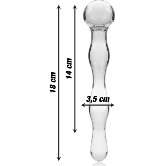 Nebula Series By Ibiza MUDEL 13 DILDO BOROSILIKAATKLAAS 18 X 3,5 CM SELG