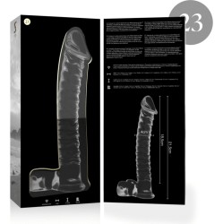 Nebula Series By Ibiza MODELIS 23 DILDO BOROSILIKATINIS STIKLAS 21,5 X 4 CM CLEAR