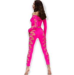 Chilirose Sets CHILIROSE - CR 4632 TOP & PANT FUCHSIA S/L