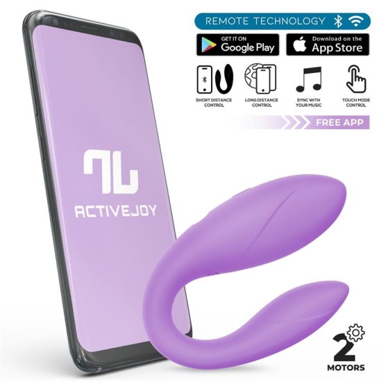 Intoyou App Series Couple Toy with App Flexible Silicone Lavender