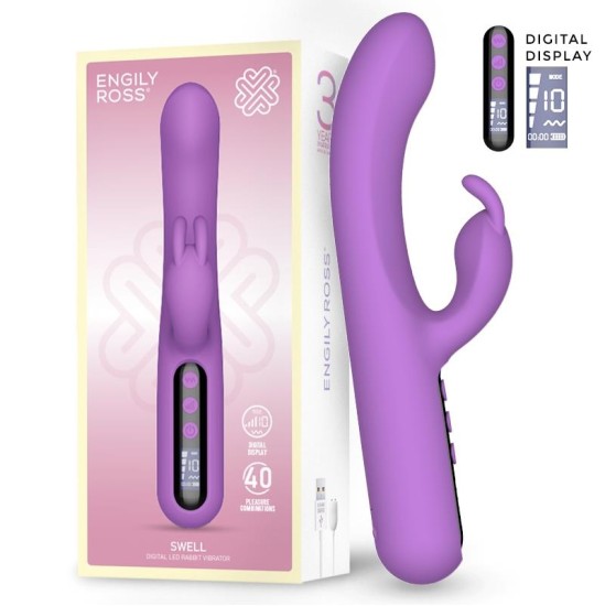 Digital Swell Vibrador con Pantalla S?per Potente 23.2 cm