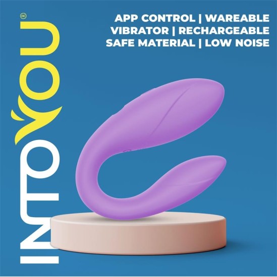 Intoyou App Series Couple Toy with App Flexible Silicone Lavender