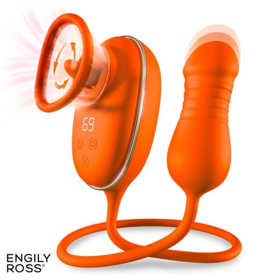 Engily Ross Lizer Pro Oscilating Tongue Stimulator, Vakuumsūknis un Thrusting Egg