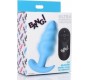 Xr - Bang! VIBRATED ANAL TORNADO SILICONE USB W/ BLUE CONTROL