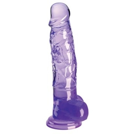 King Cock Clear KingCockClear 8 w bumbiņas Purple