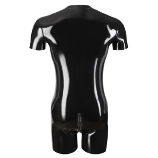 Late X Men's Latex Playsuit L