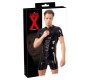 Late X Men's Latex Playsuit L