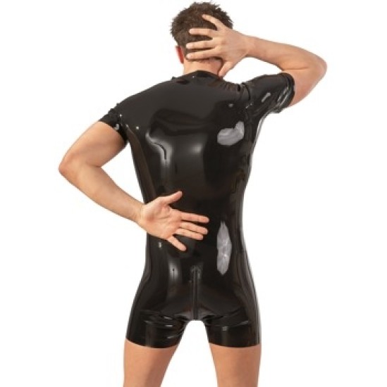 Late X Men's Latex Playsuit L