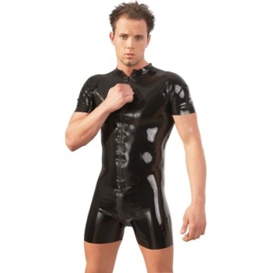 Late X Men's Latex Playsuit L