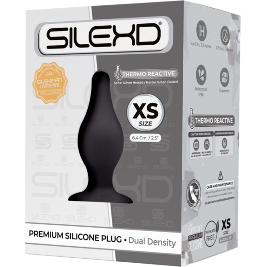 Silexd PLUG SILICONE MODEL 2 2'5 XS BLACK