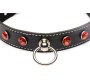 Xr - Strict RED STONES CHOKER NECKLACE WITH RING